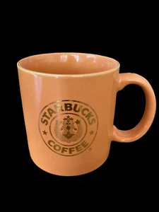 Starbucks Split Tail Siren Vintage Orange & Gold Mug Made in Japan - Picture 1 of 4