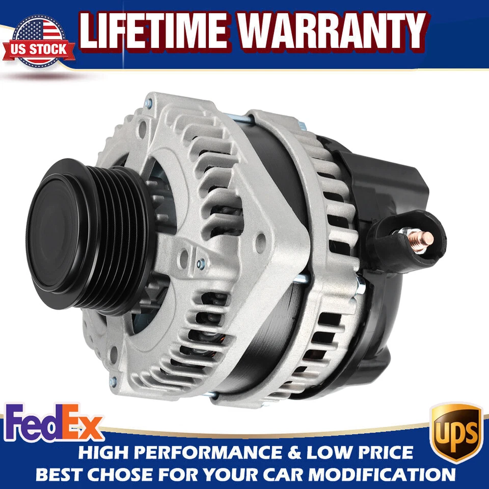 NEW Alternator for 2010-2014 ACURA MDX TSX TL 2009-2011 Honda Odyssey Pilot 3.5L Foto 1 de 4