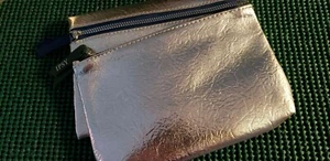 2 New December 2019 Silver Metallic Bags in 2 sizes - Picture 1 of 1
