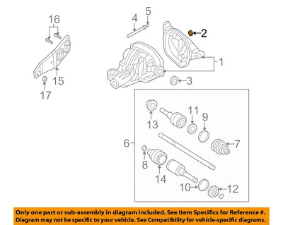 Lincoln Ford OEM 03-06 Navegador Portador-Trasero-Enchufe de Drenaje 390943S101 Foto 1 de 2