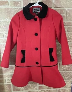 Rothschild Girls Red Size 6X Coat - Picture 1 of 8