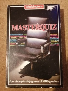 1984 Vintage Retro Board Game MASTERQUIZ Mastermind style game Waddingtons - Picture 1 of 3