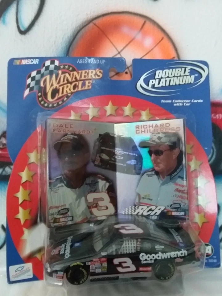 1:43 NASCAR Winner's Circle Double Platinum Dale Earhardt & Richard Childress  - Image 1 of 1