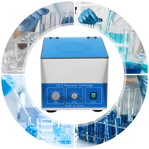50ml*6 LD-3 Electric Desktop Centrifuge Machine Lab Medical Practice 4000rpm NEW - Picture 1 of 12