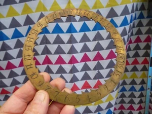 grandfather clock parts 149MM DATE RING - Picture 1 of 4