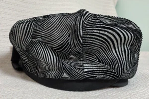Vintage Dana Original Black and White Hat Union Made Label - Picture 1 of 20