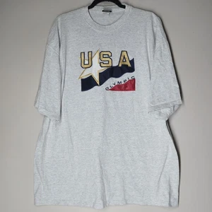 Camisa De Colección Años 90 Juegos Olímpicos de Atlanta Para Hombres XL Gris EE. UU. Bordada JCPenney 1996 - Imagen 1 de 5