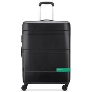 NEW Delsey Benetton Now! Spinner Case Black Medium 66cm - Picture 1 of 4