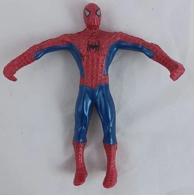 🕸Figura Flexible Bendy Película Spider-Man 4" Carl's Jr/Hardees 2002 De Colección Foto 1 de 3