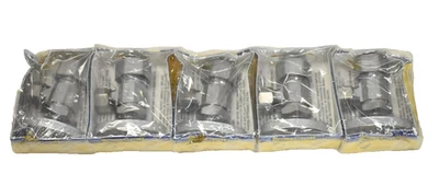 Lot of 5 Brasscraft Multi-Turn Stop Valve 1/2" Compression to 3/8" OD OCR19ZX-C