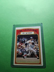 1972 Topps - In Action Carl Yastrzemski #38 - Afbeelding 1 van 2