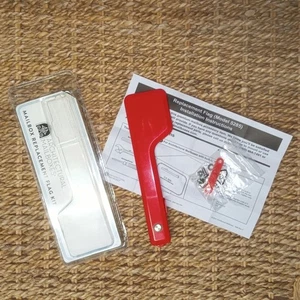 Red Metal Mailbox Replacement Flag Kit Architectural Mailboxes Craft Project - Picture 1 of 3