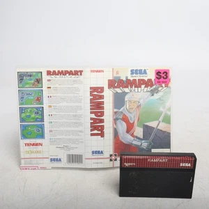 Rampart Sega Master System Cover Art And Cart - Picture 1 of 5