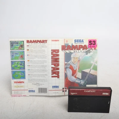 Rampart Sega Master System обложка искусство и тележка - Изображение 1 из 4