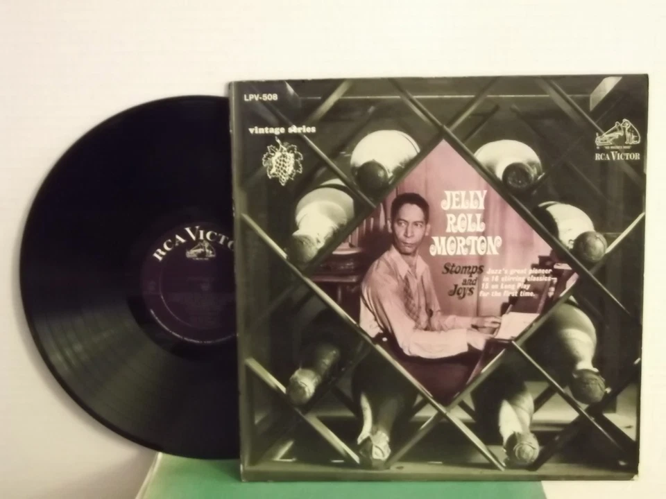 Jelly Roll Morton,RCA LPV-508,"Stomps And Joys",US,LP,mono,deep groove labels,M- - Image 1 of 1