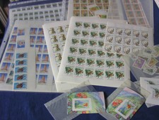 Usbekistan/Kirgisistan, Sammlung Bögen, Bogenteile, Blöcke und Einzelmarken
