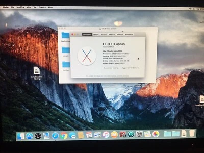 Apple iMac 9.1 20" Core 2 duo 2.66Ghz 5gb RAM 250gb SSD HD . GRADE A - Immagine 1 di 4