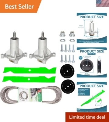 Kit de reconstrução de deck Husqvarna 2246LS 2346XLS - inclui eixos, lâminas e cinto - Imagem 1 de 4