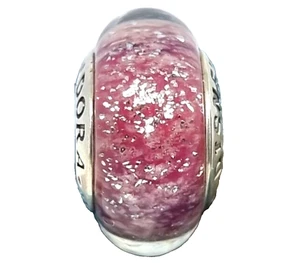 (ONE) Pandora Disney Anna Signature Color Glow in the Dark Murano 791645 - Picture 1 of 10