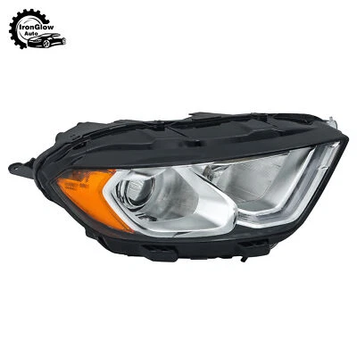 Chrome W/DRL Right Side Fit For Ford EcoSport 2018-2023 Halogen Headlight Assy Foto 1 de 4
