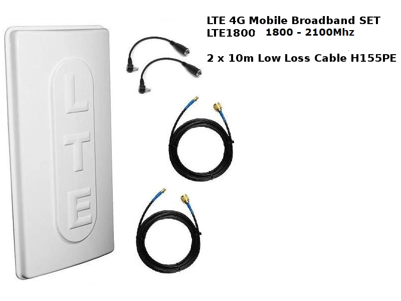 MIMO Mobile Broadband Antenna Huawei Aerial Booster MIMO 3G 4G E5180 E5377 E3372 - Image 1 of 1
