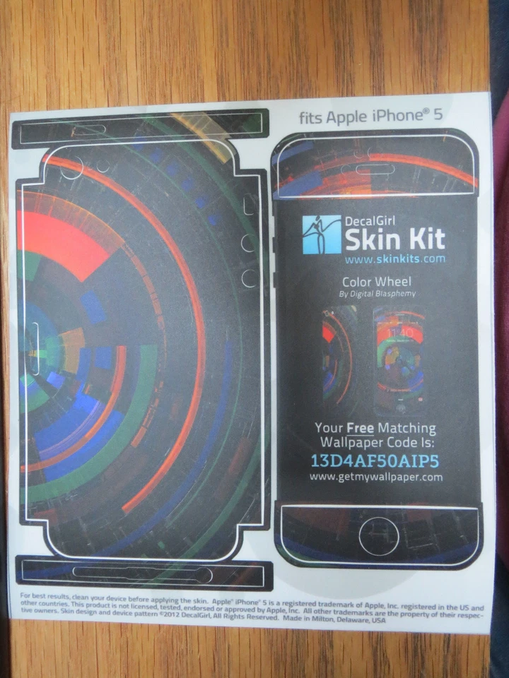Kit de piel DecalGirl - RUEDA DE COLOR - se adapta a Apple iPhone 5 Foto 1 de 1