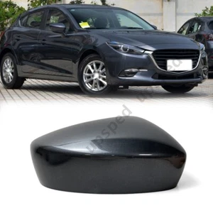 Gray Right Passenger Side Rearview Mirror Cap Cover For Mazda 3 Axela M3 2017-19 - Picture 1 of 7