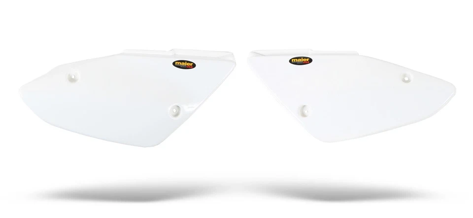 NUEVO HONDA CRF 100F 04 - 09 BLANCO PLÁSTICO MOTO PANELES LATERALES PROTECTOR CRF100F Foto 1 de 1