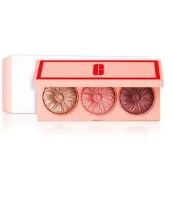 NIB Clinique Cheek Pop Warm Up Trio Palette Cheek Pro BLUSH POP Nude Ginger Cola - Picture 1 of 3
