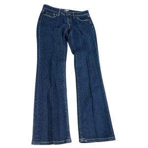 Ann Taylor Loft Size 2 Curvy Bootcut Denim Jeans - Picture 1 of 7
