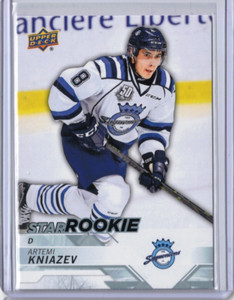 🔥 ARTEMI KNIAZEV 18/19 Upper Deck CHL UD Star Rookie #393 Sagueneens Card 🔥