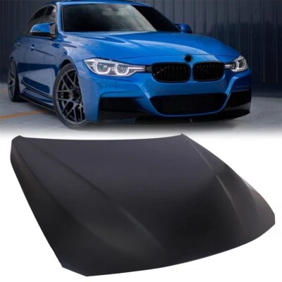 Hood Panel For 2012-2016 BMW 328i 2012-2018 320i Primed Steel NEW 41007290944 - Imagem 1 de 4