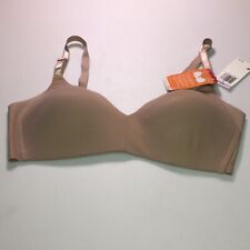 Warners No Side Effects Wire Contour Bra 01056 Full Coverage Beige Size 40c