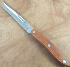 Interpur Boning Utility Knife Stainless 6" Straight Edge Wood Handle Vtg Japan