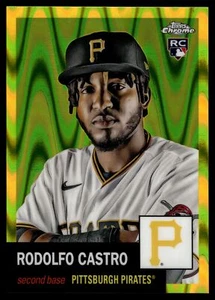 2022 Topps Chrome Platinum Anniversary RODOLFO CASTRO YELLOW RAYWAVE 99/250 #365 - Picture 1 of 2