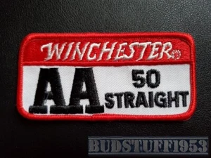 Winchester AA 50 Straight - 4"x2" Patch - New - Picture 1 of 1