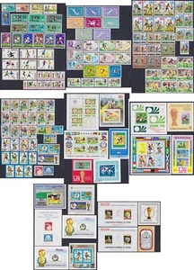 FIFA Football World cup in Germany 1974 Lot of 120 stamps & 20 blocks, MNH - Picture 1 of 9