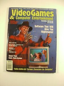 Video Games & Computer Entertainment NOV 1989 - Back Issue COMPUTER Magazine