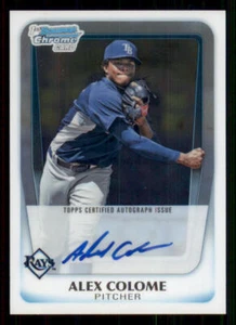 2011 Bowman Chrome Prospect Autographs #BCP161 Alex Colome - Picture 1 of 2