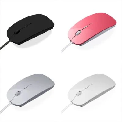 Peripherals 1600 DPI High Quality USB Optical Mice Wired Mouse For Laptop PC - Image 1 of 4