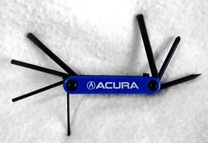 Vintage Acura Folding Wrench Set Blue New in Box - Picture 1 of 2