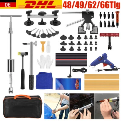 SANHESHUN 48-66 Ausbeulwerkzeug Auto KFZ Beulen Reparaturset Dellenlifter Ausbeul Werkzeug
