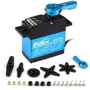 7,4V 35KG Digital RC Servo Vollmetallgetriebe High Torque 25T Servo Arm für Auto - Bild 1 von 8