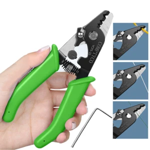 1 pz pinze per stripping fibra 3 porte 3 mm/125 μm/900 μm strato protettivo/peeling di rivestimento - Foto 1 di 11
