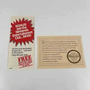 Rob Robot Nintendo Club Member & Video Game Quality Assurance Paper Certificate - Picture 1 of 8