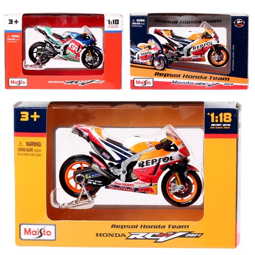 18 Maisto Diecast Motorcycle Model Honda Rc213v Repsol Team
