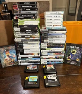 Job Lot 63x Games Playstation 1 / 2 & Xbox Classic 360 Mega Drive DS Sega PC Vtg - Picture 1 of 21
