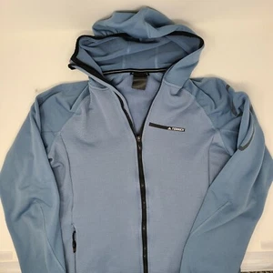Adidas Mujer Terrex Stockhorn Polartec Elastizado Cremallera Sudadera con Capucha Chaqueta Talla Grande Azul - Imagen 1 de 12