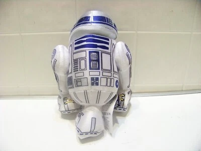 Pelúcia 8"" robô Star Wars The Force Awakens R2-D2 Disney Store (cabeça vira) - Imagem 1 de 4