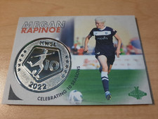 Megan Rapinoe 2022 Parkside Paramount NWSL 10th Anniversary Coin Card CR28 Reign